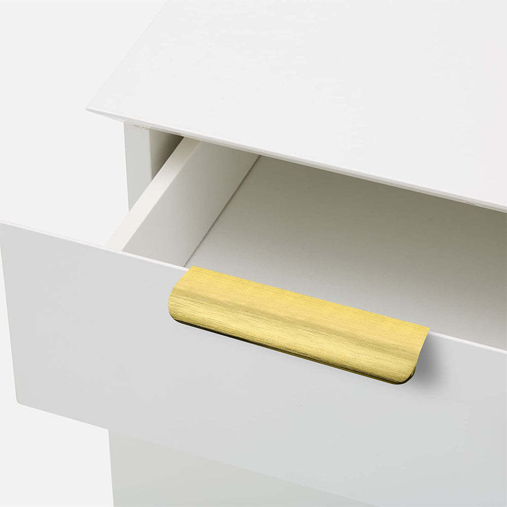 Edge Drawer Pulls Gold Cabinet Door Handles Hardware -Homdiy