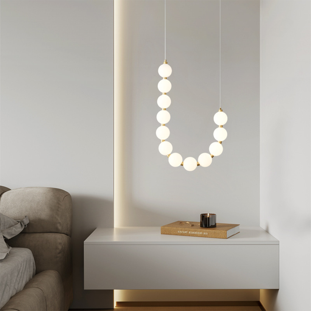 Luxury White Necklace Chandelier -Homdiy