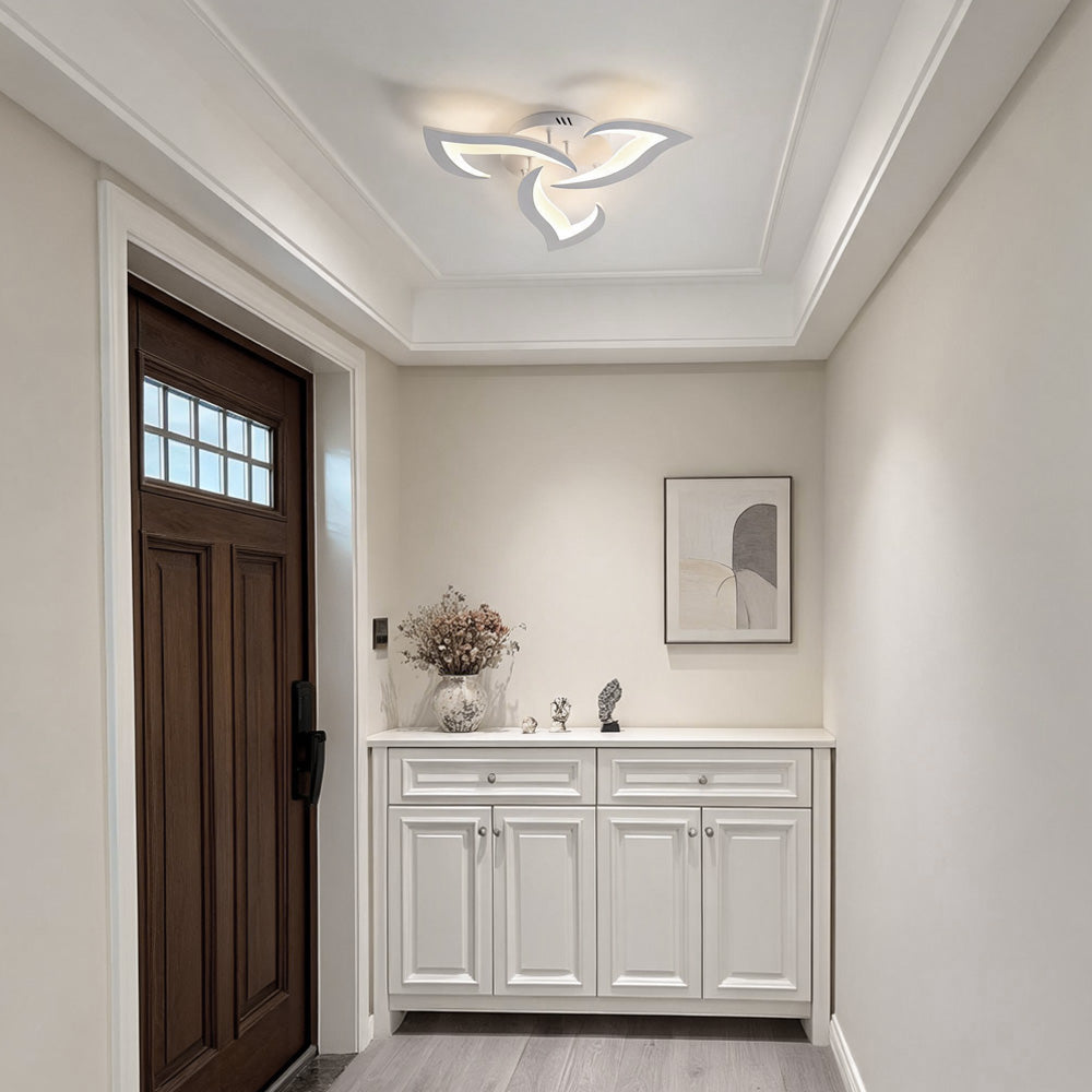 Modern Creative Iron Acrylic LED Flush Ceiling Light