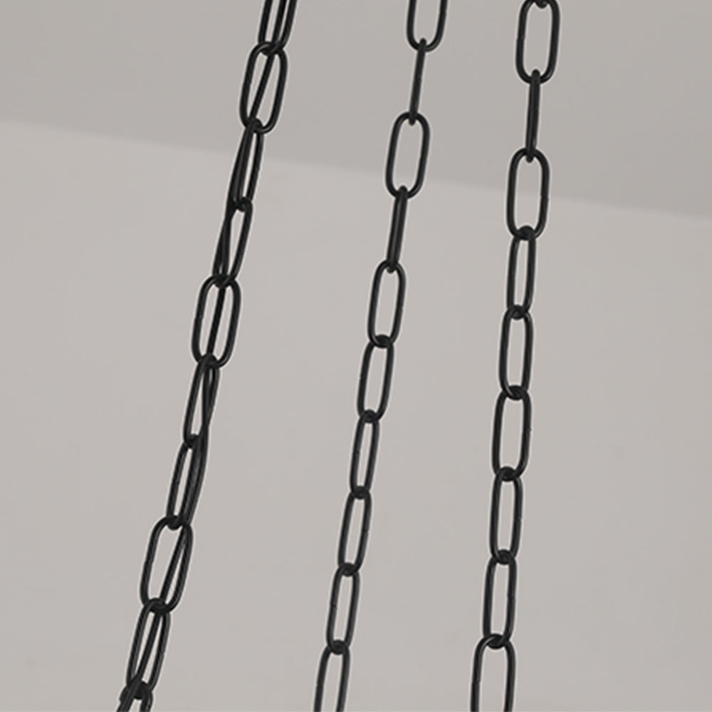 White Vintage Round Pendant Light -Homdiy