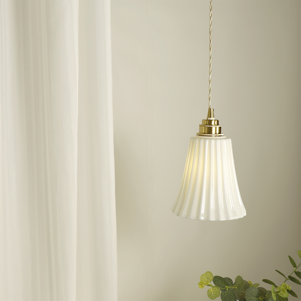 Modern Trumpet Ceramic Pendant Light -Homdiy