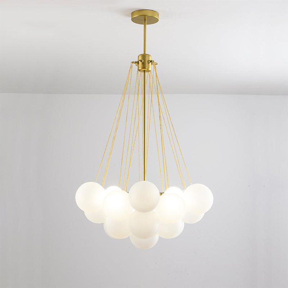 Vintage Glass Bubble Chandelier -Homdiy