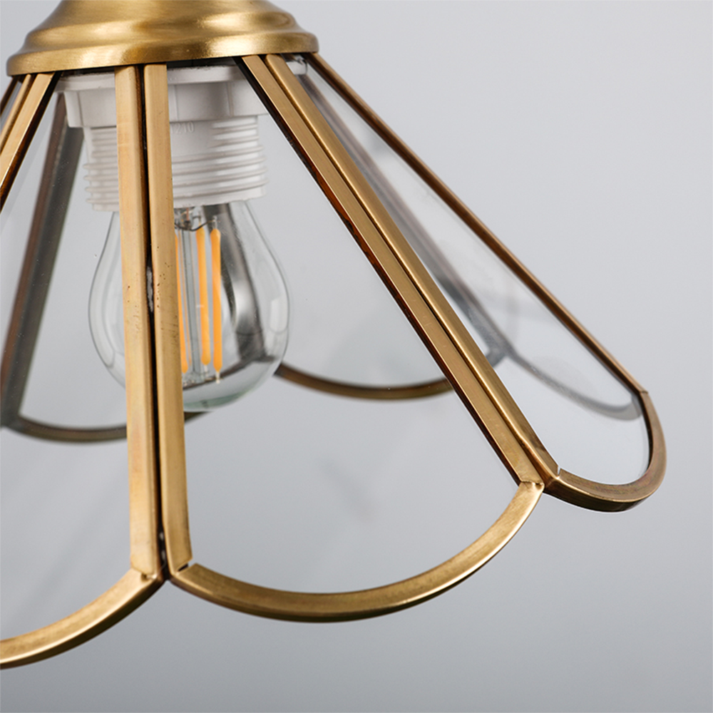 Modern Tiffany Flower Glass Pendant Light for Kitchen Island -Homdiy