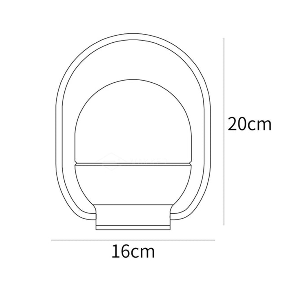 Take Away White & Black Table Lamp -Homdiy