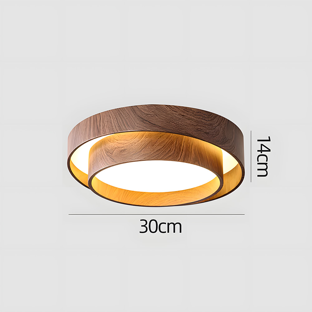 Creative Double Layer Round Led Living Room Ceiling Lamp-11