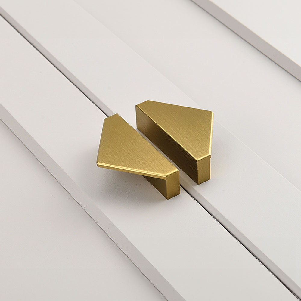 Unique Modern Semi-Circular Gold Kitchen Cabinet Door Handle