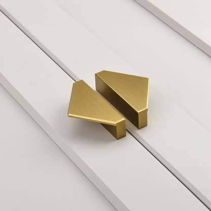 Unique Modern Semi-Circular Gold Kitchen Cabinet Door Handle