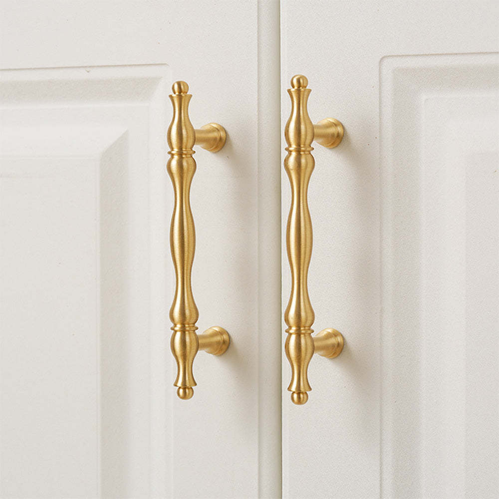 Vintage Brass Furniture Cabinet Handle And Knobs
