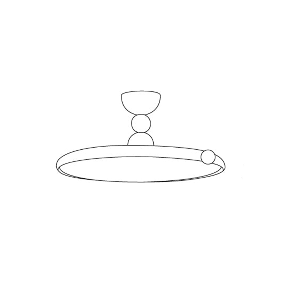 Stylish Cream Art Deco Round Flush Mount Ceiling Light