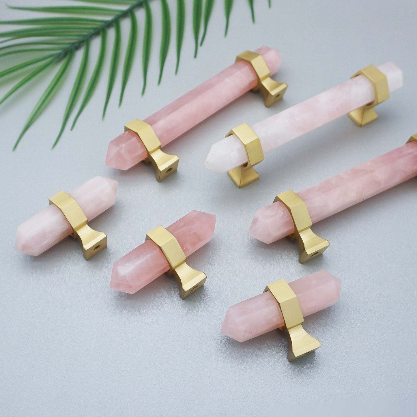  Luxury Natural Crystal Cabinet Handles And Wardrobe T Bar Knobs