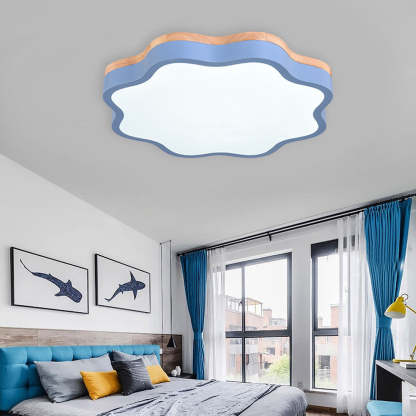 Creative Acrylic Polygon LED Ceiling Light For Bedroom -Homdiy