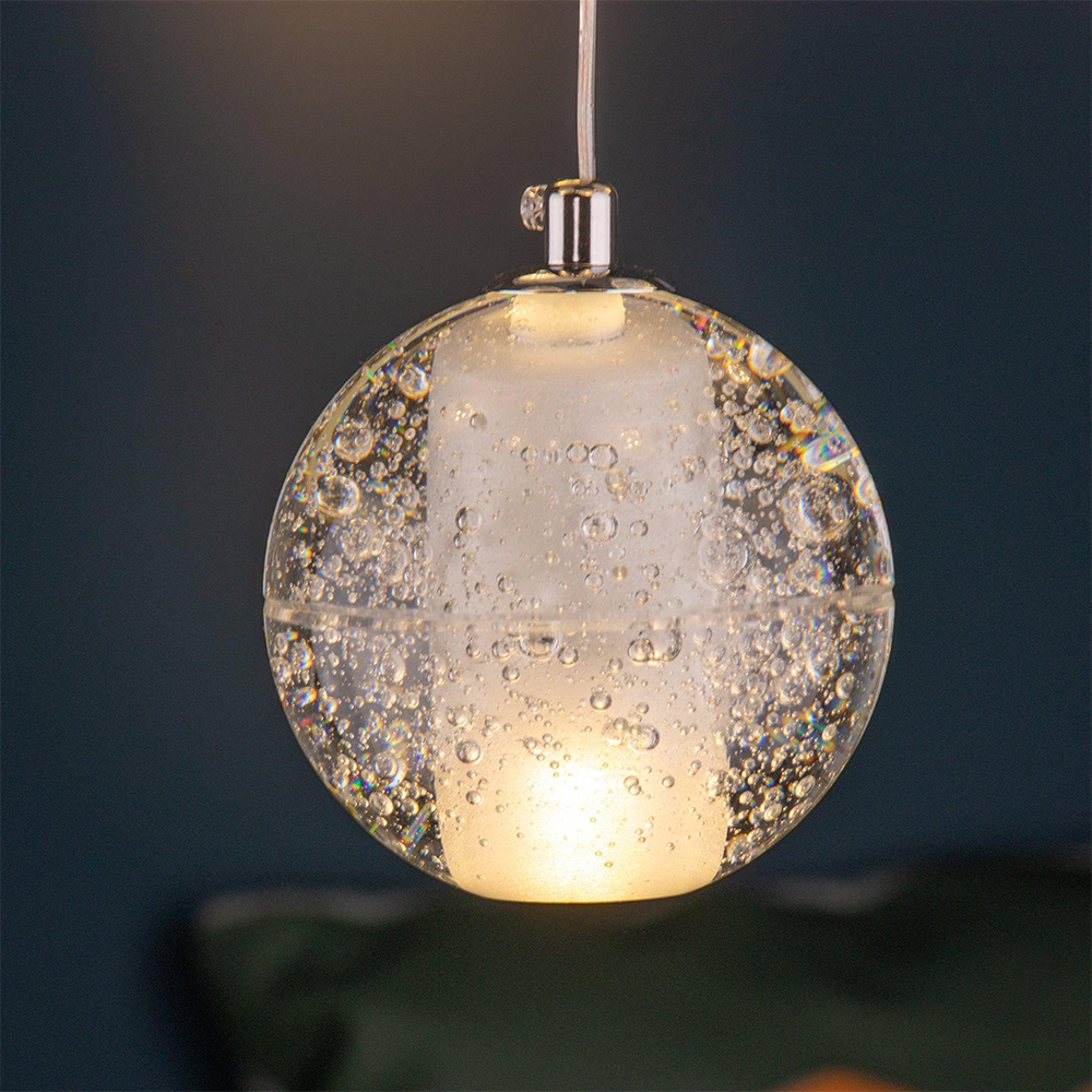 Round & Square Crystal Pendant Lamp Stairway Lamp -Homdiy