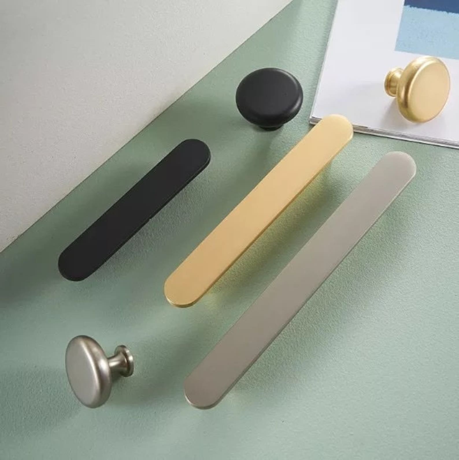 Zinc Alloy Modern Minimalist Cabinet Crawer Pulls -Homdiy