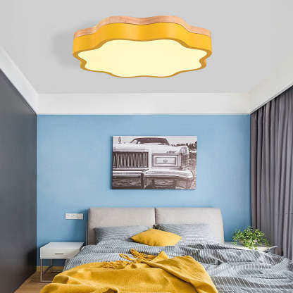 Creative Acrylic Polygon LED Ceiling Light For Bedroom -Homdiy