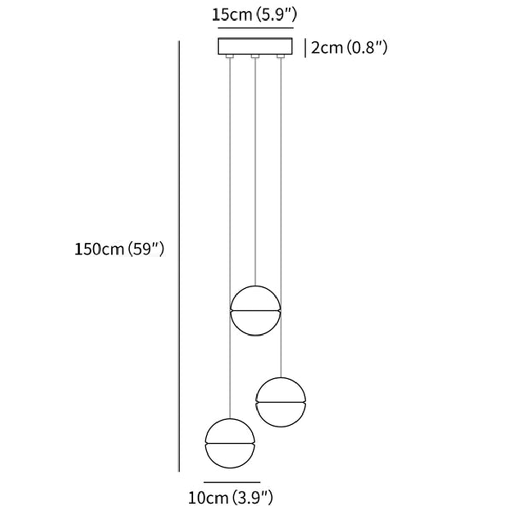 Round & Square Crystal Pendant Lamp Stairway Lamp -Homdiy