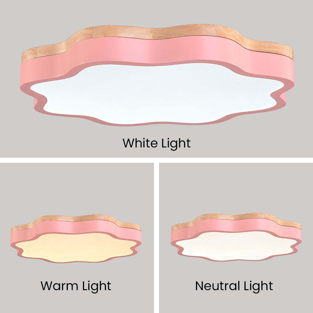 Creative Acrylic Polygon LED Ceiling Light For Bedroom -Homdiy