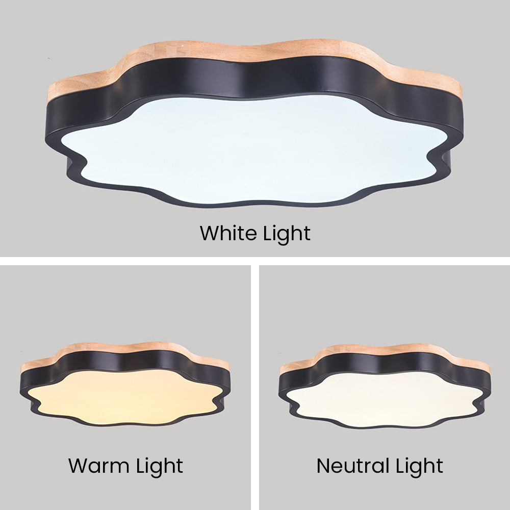 Creative Acrylic Polygon LED Ceiling Light For Bedroom -Homdiy