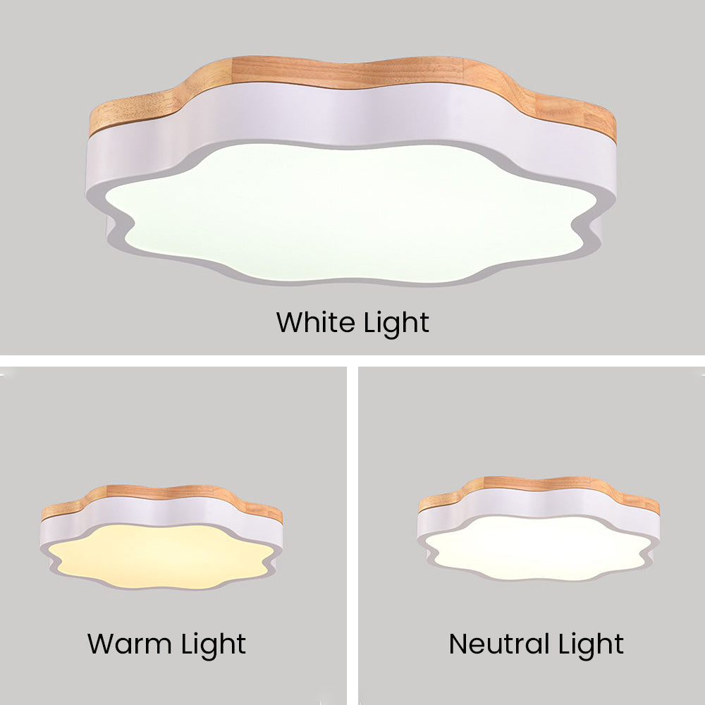 Creative Acrylic Polygon LED Ceiling Light For Bedroom -Homdiy