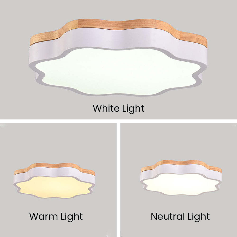 Creative Acrylic Polygon LED Ceiling Light For Bedroom -Homdiy