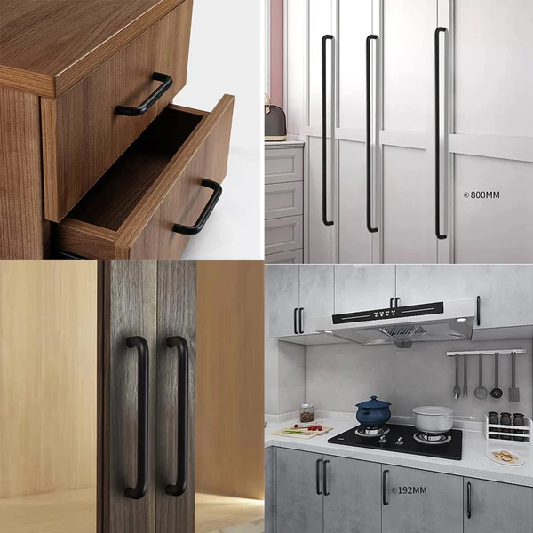 Colorful Modern Aluminum Alloy Wardrobe Handles for Kids Room