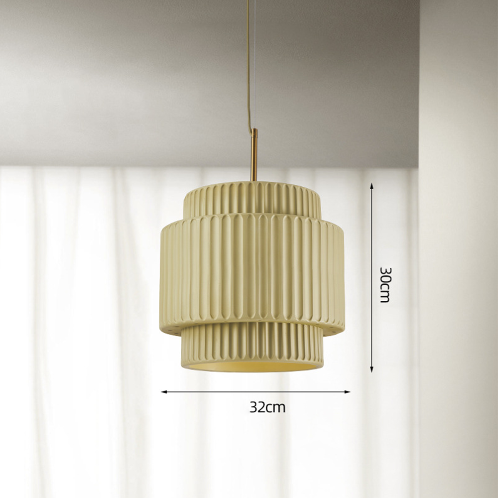 Nordic Minimalist Wabi-Sabi Style Cream Style Pendant Light -Homdiy