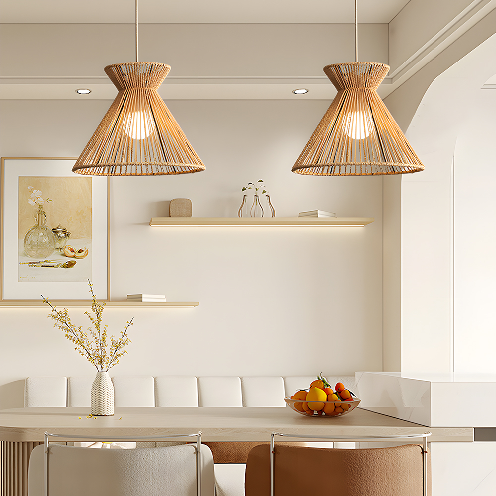 Paper Woven Hanging Lamp for Modern Interiors