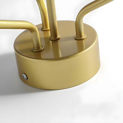 Modern Spherical Shape Glass Flush Ceiling Light Chandelier for Living Room