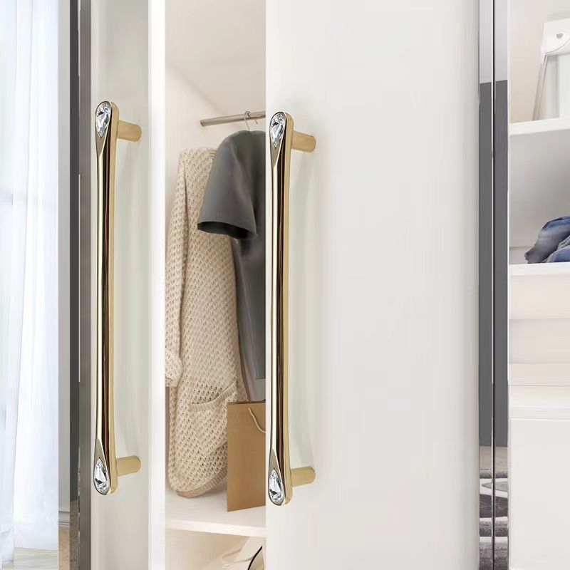 Gold Crystal Kitchen Cabinet Handles -Homdiy