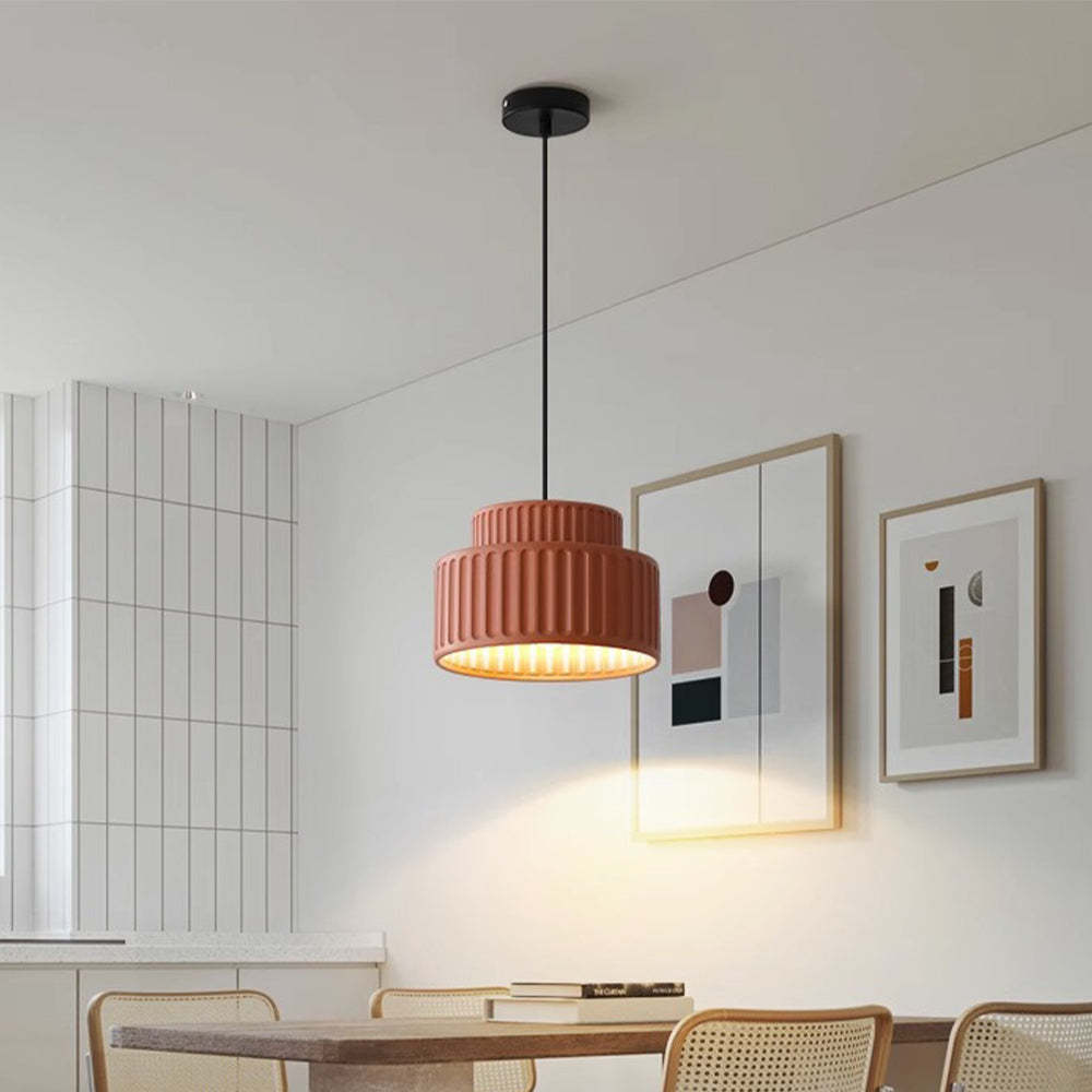 Wabi Sabi Modern Simple Cream Dining Room Pendant Light -Homdiy