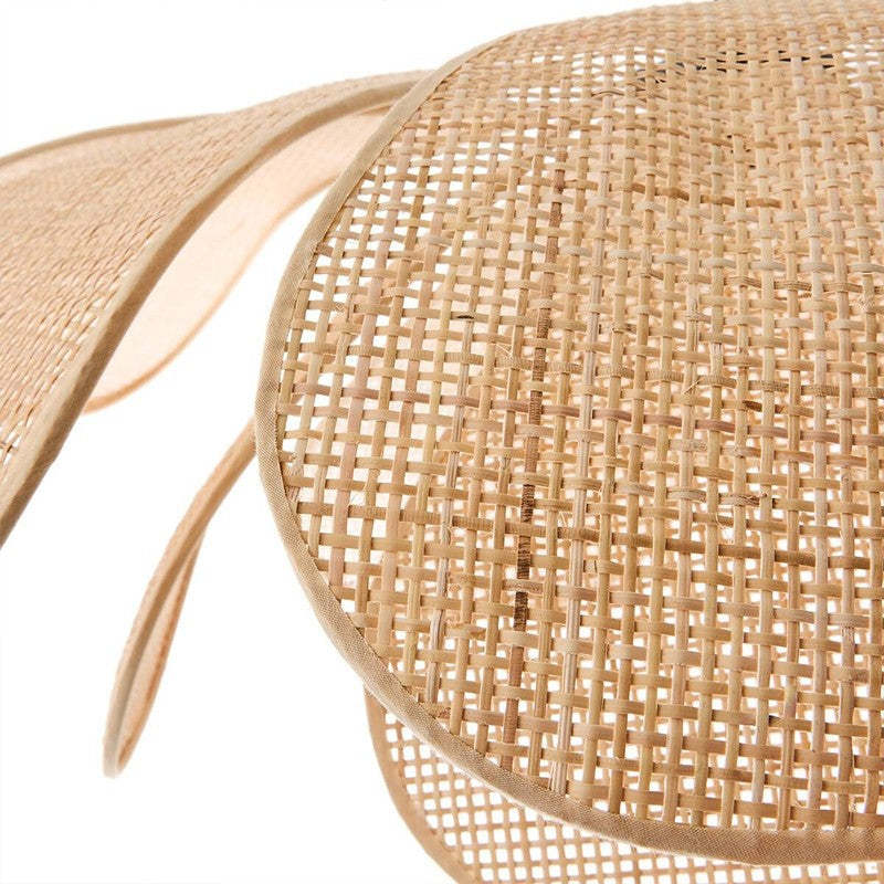 Rattan Petal Rustic Wicker Pendant Light -Homdiy