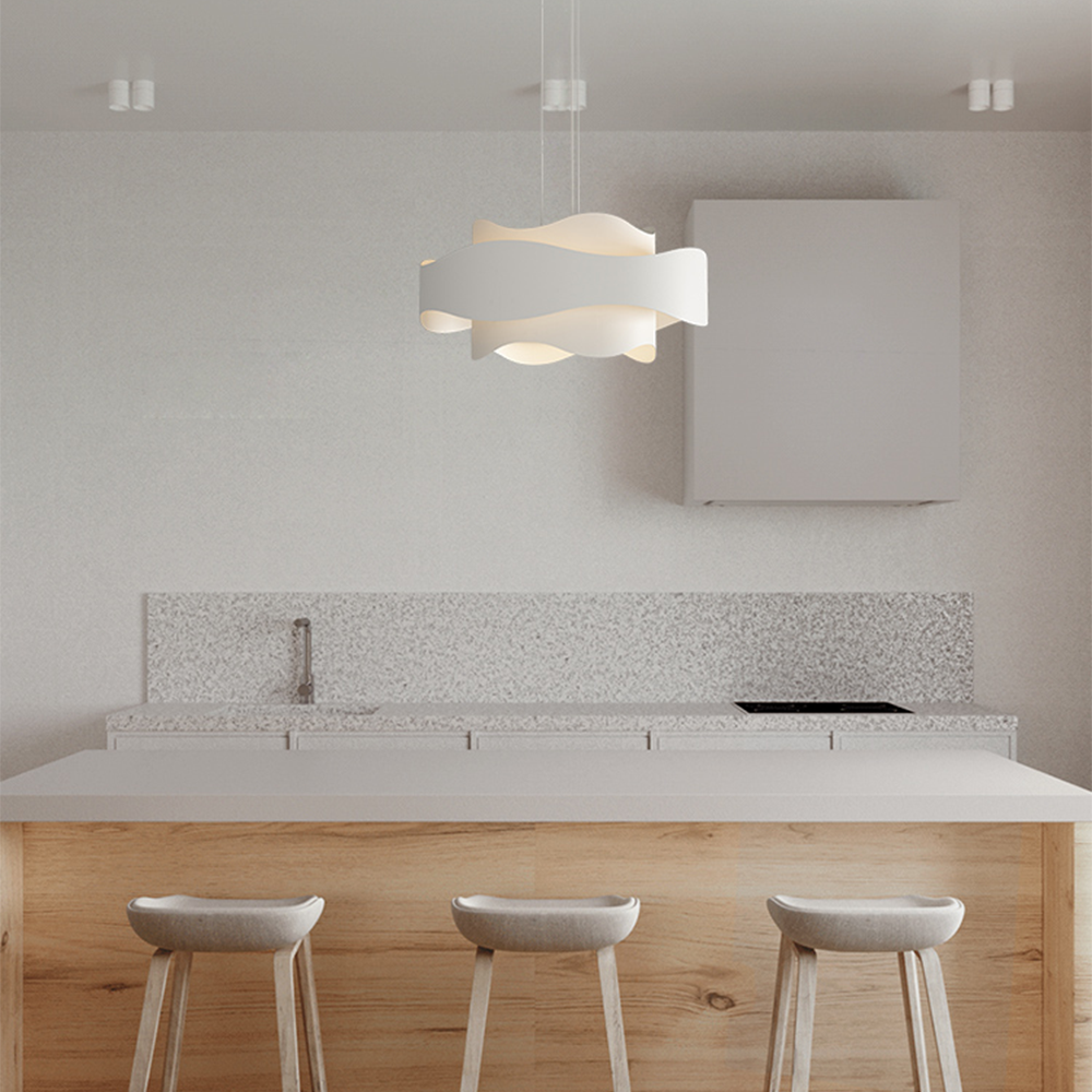 Cream Style Modern Minimalist Bedroom Pendant Light -Homdiy