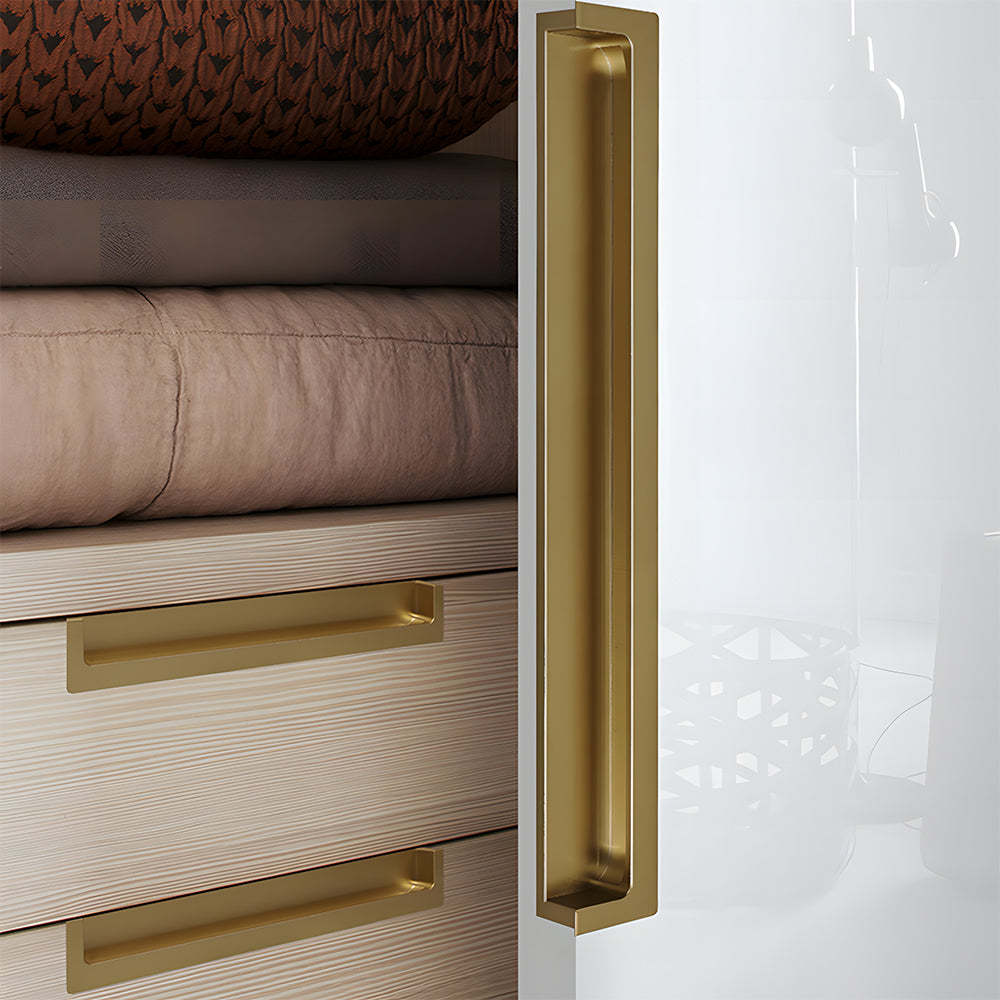 Modern Slotting Sliding Concealed Cabinet Handles