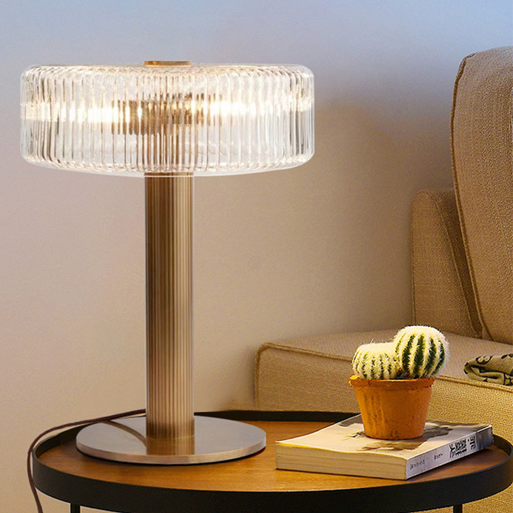 Modern Luxurious Glass Bedroom Table Lamp -Homdiy