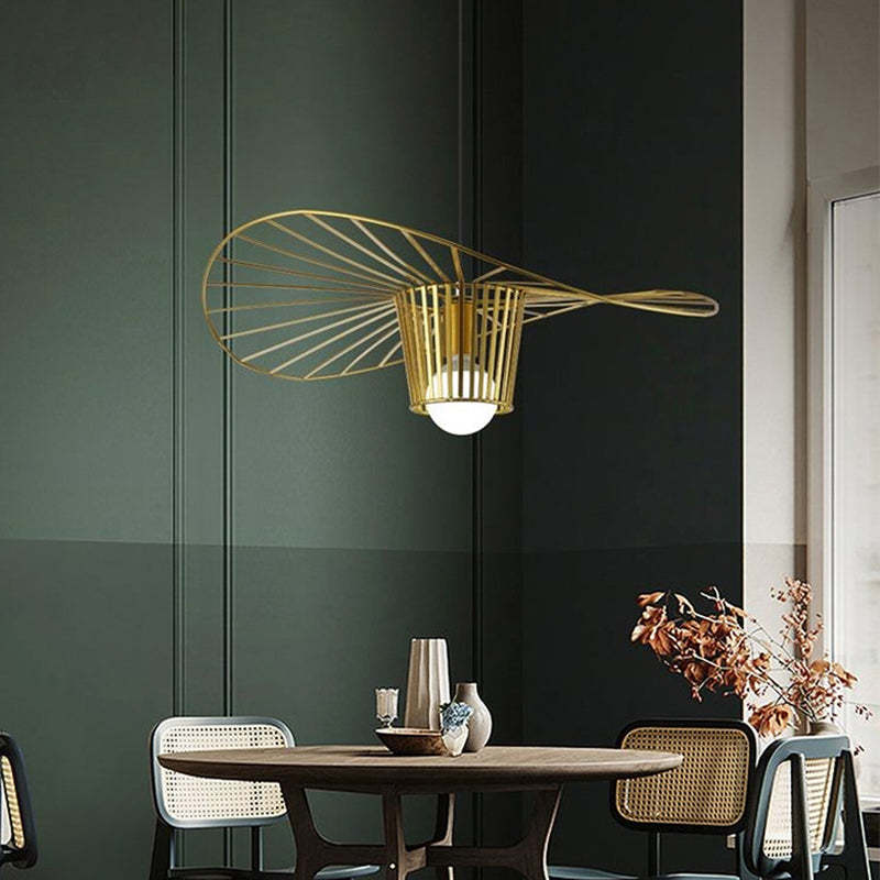 Modern Iron Design Hat Shape Pendant Light -Homdiy