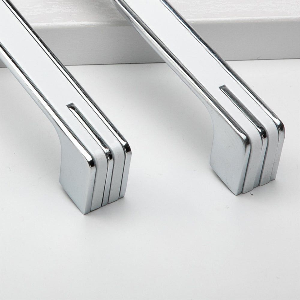 Modern Unique Black Chrome Kitchen Cabinet Handles