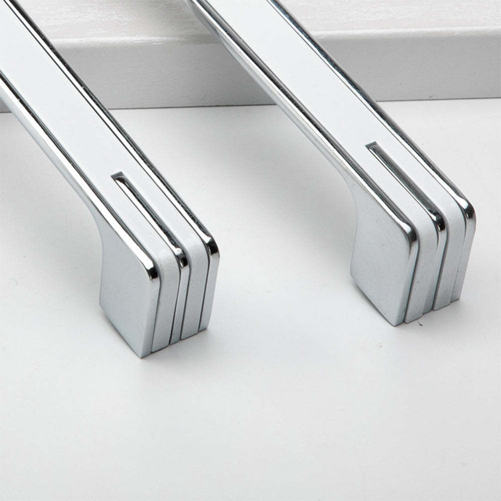 Modern Unique Black Chrome Kitchen Cabinet Handles