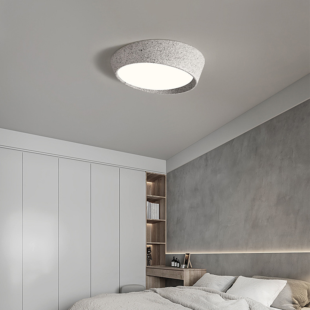 Nordic Half Moon Shaped Flush Ceiling Light For Living Room -Homdiy