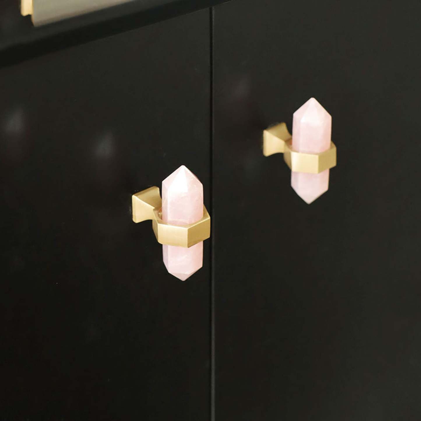  Luxury Natural Crystal Cabinet Handles And Wardrobe T Bar Knobs