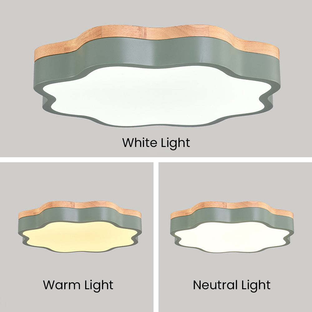 Creative Acrylic Polygon LED Ceiling Light For Bedroom -Homdiy