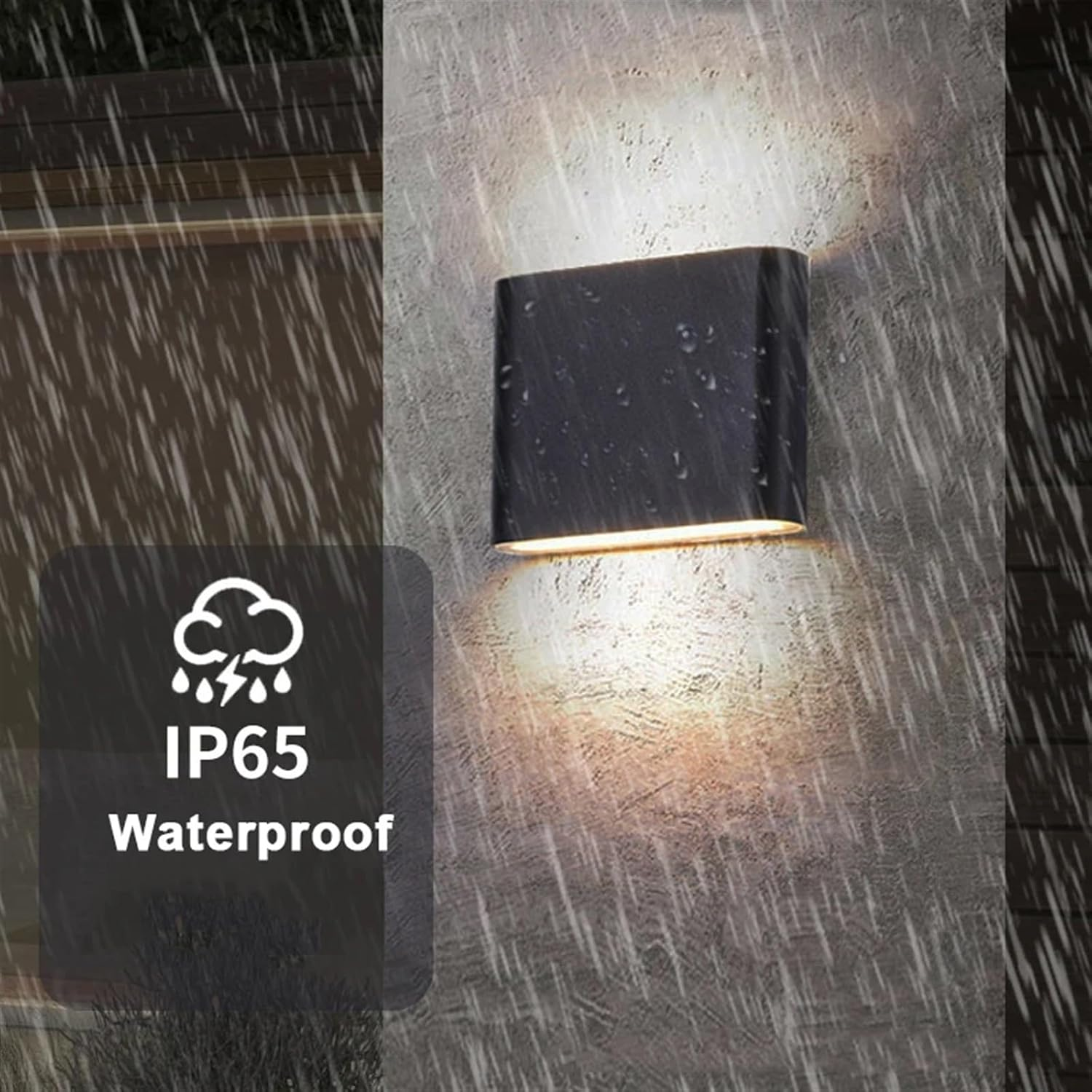 Modern Waterproof Aluminum Up Down Outdoor Wall Light