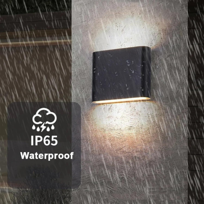 Modern Waterproof Aluminum Up Down Outdoor Wall Light