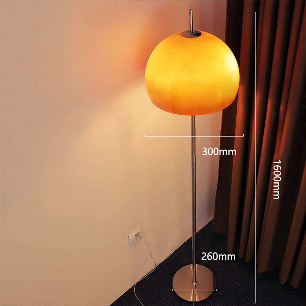 Bauhaus Mushroom Shape Medieval Living Room Retro Glass Floor Lamp -Homdiy