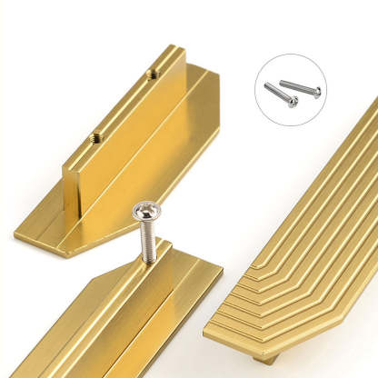 Unique Modern Semi-Circular Gold Kitchen Cabinet Door Handle