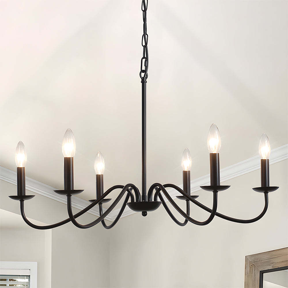 Simple Modern Iron Bedroom Pendant Lights