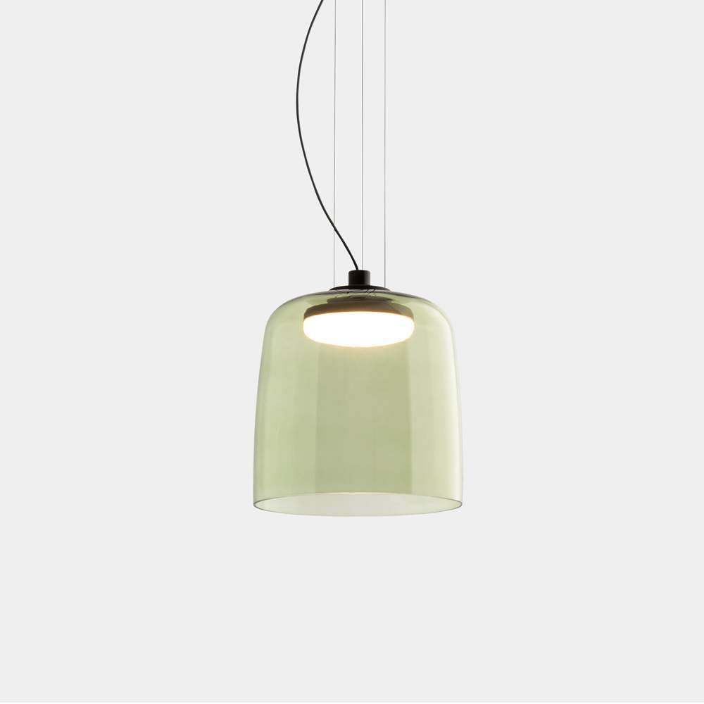 Modern Bowl-shaped Suspension Levels Glass Pendant Light -Homdiy