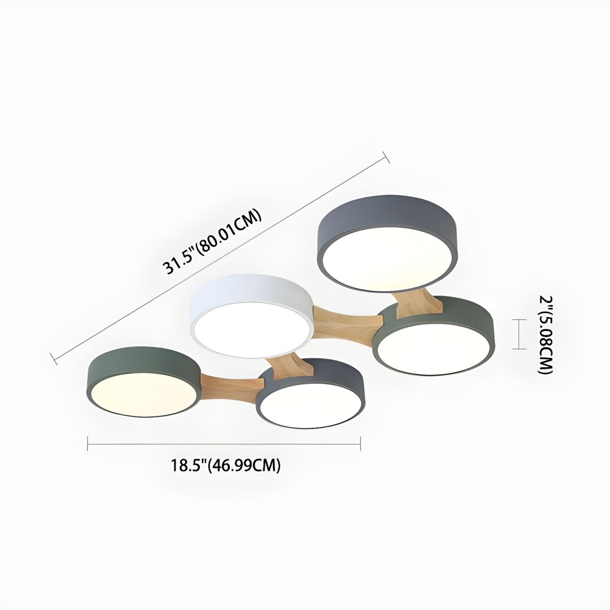 Minimalist Round Bedroom LED Ceiling Light