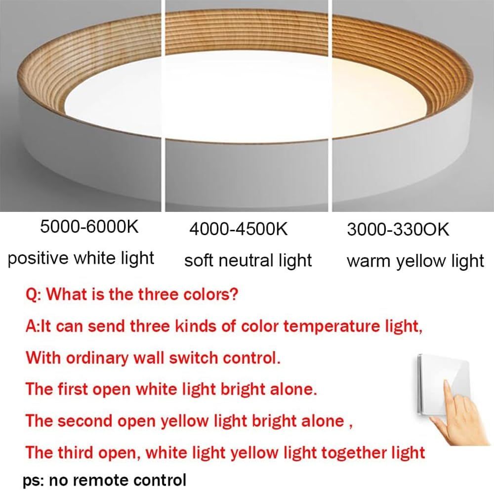 Minimalist LED Round Ceiling Light -Homdiy