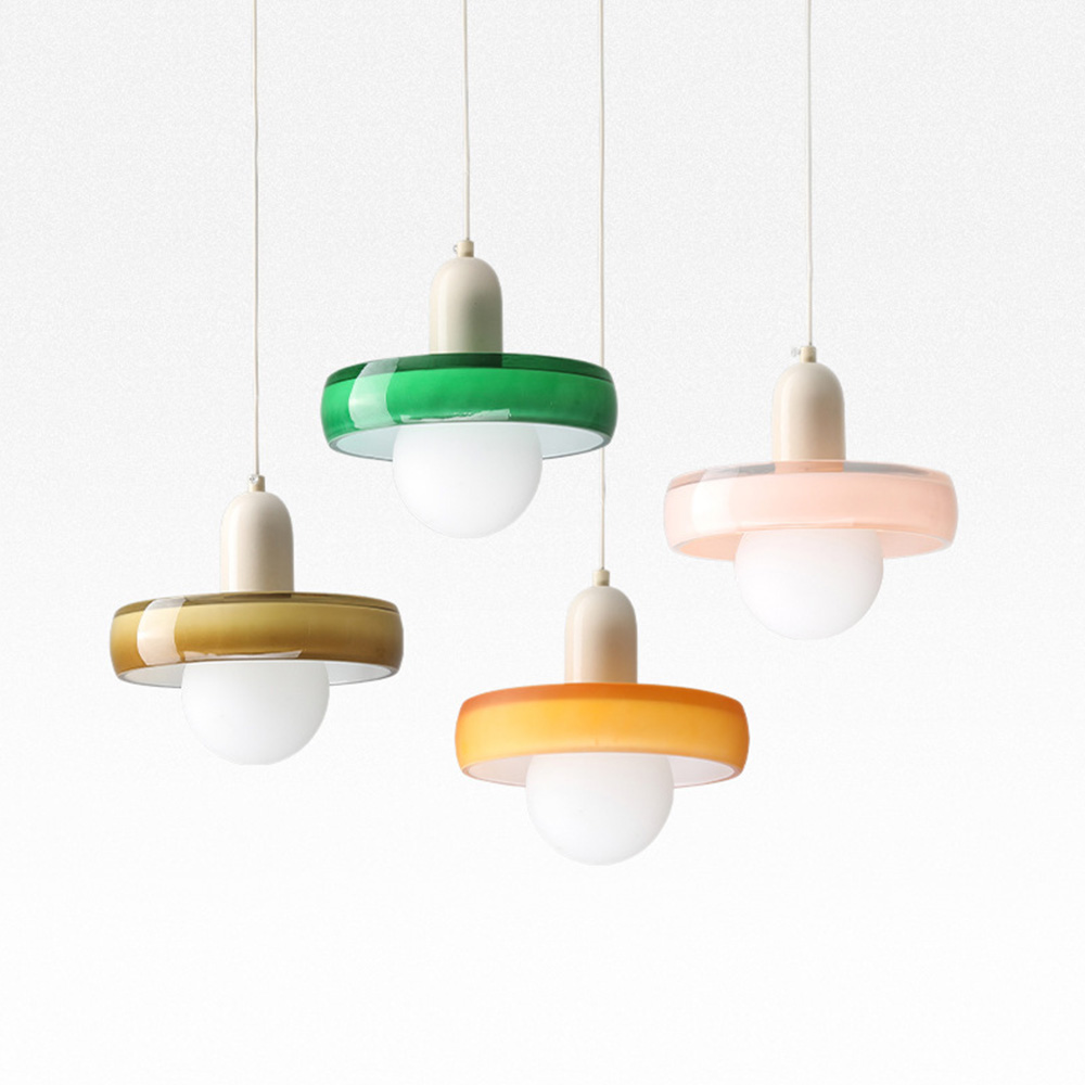 Memphis Bauhaus Colorful Dining Table Pendant Light