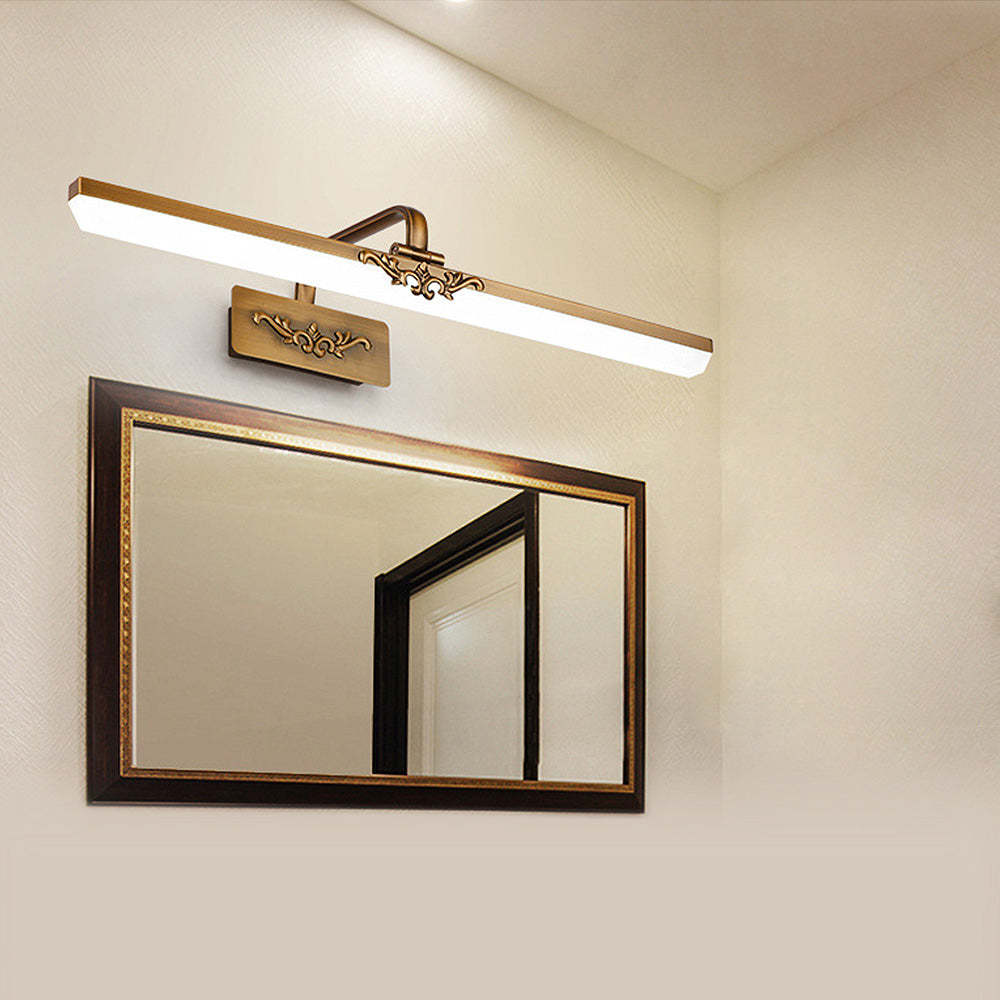 Simple Bronze Metal Bathroom Vanity Wall Lighting -Homdiy