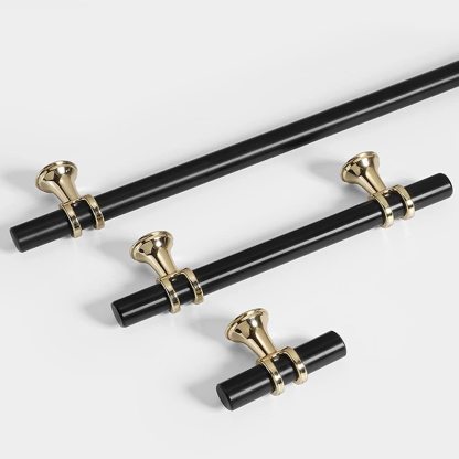 Black Zinc Alloy Drawer Pulls -Homdiy